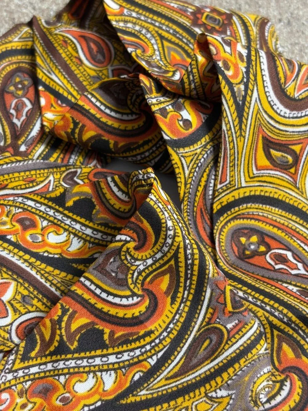 Women's Head & Neck Scarf Head Wrap BoHo Paisley 60